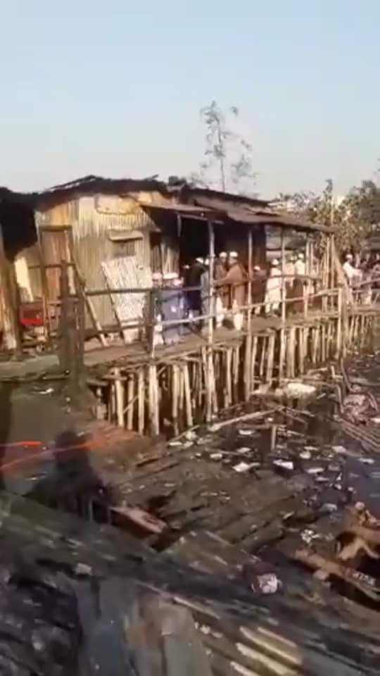 মাদ্রাসা পুড়ে ছাই, চলুন পাশে দাড়াই