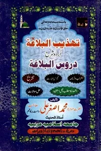 Tahzeeb ul Balagha Urdu Sharh Duroos ul Balaghah تھذیب البلاغہ اردو شرح دروس البلاغہ