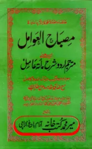 Misbah ul Awamil Sharh e Urdu Sharh Miata Aamil مصباح العوامل اردو شرح مائۃ عامل